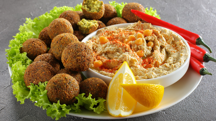 Falafel and Hummus