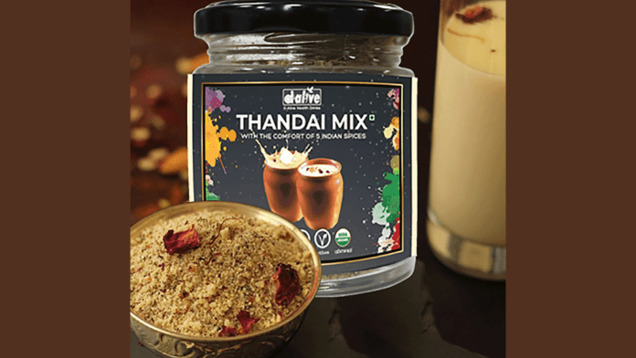 D-Alive's Organic Thandai D-Alive's Organic Thandai