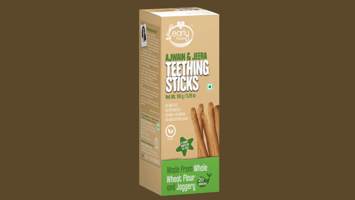 Early Foods Ajwain Jaggery Teething Sticks Early Foods Ajwain Jaggery Teething Sticks