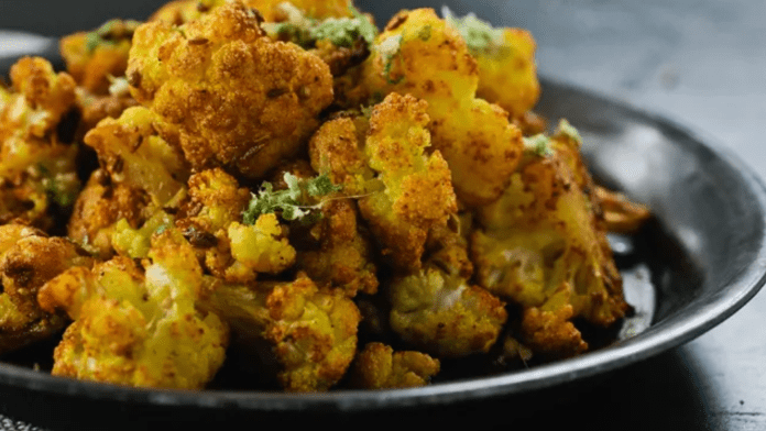 Simple roasted cauliflower curry Simple roasted cauliflower curry
