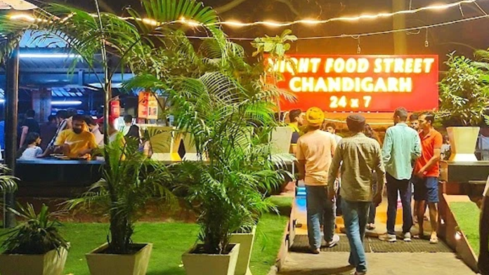 Chandigarh Night Food Street Chandigarh Night Food Street
