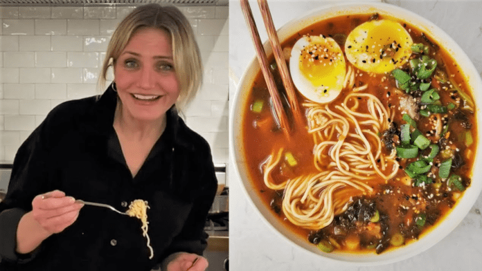 Cameron Diaz's ramen