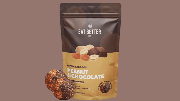 Eat Better Co's peanut & chocolate laddoos Eat Better Co's peanut & chocolate laddoos