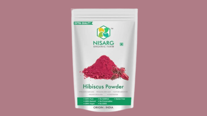 Nisrg Organic Farm's Hibiscus Powder Nisrg Organic Farm's Hibiscus Powder