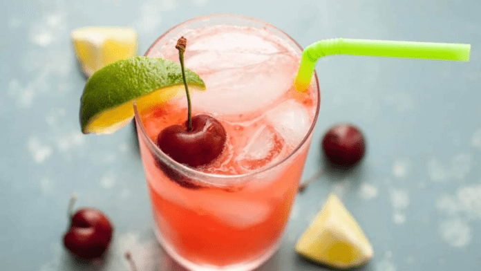 Sour Cherry Seltzer Sour Cherry Seltzer