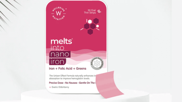 Well Being Nutrition's Nano Iron Strips
