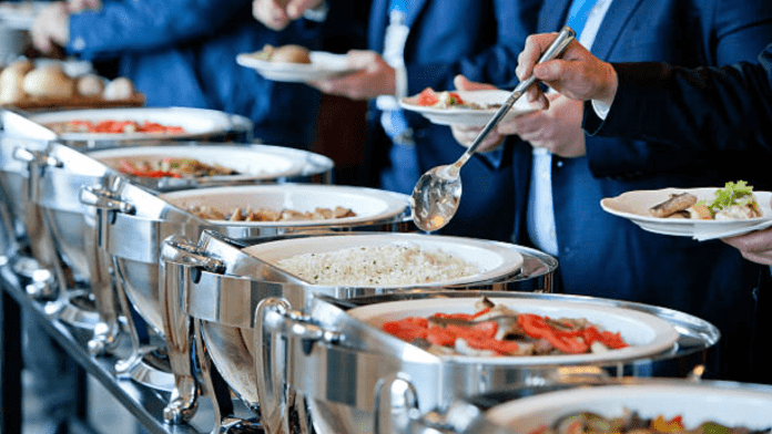 tempting lunch buffets