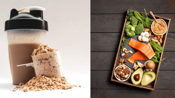 Eating or drinking protein Eating or drinking protein