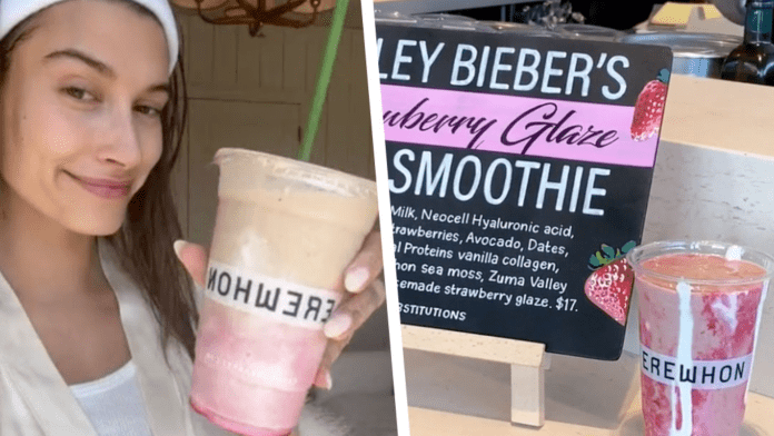 Hailey Bieber's Erewhon Smoothie Hailey Bieber's Erewhon Smoothie