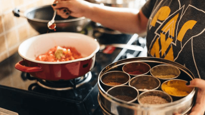 Indian dishes cooking Indian dishes cooking