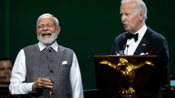 President Joe Biden & Prime Minister Narendra Modi President Joe Biden & Prime Minister Narendra Modi