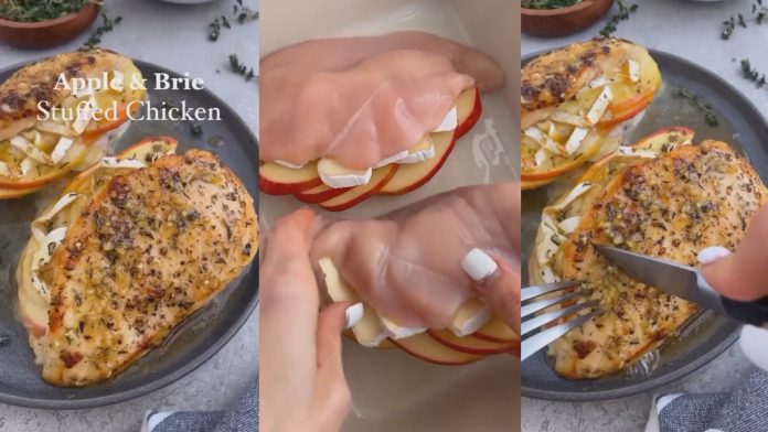 apple and brie stuffed chicken apple and brie stuffed chicken