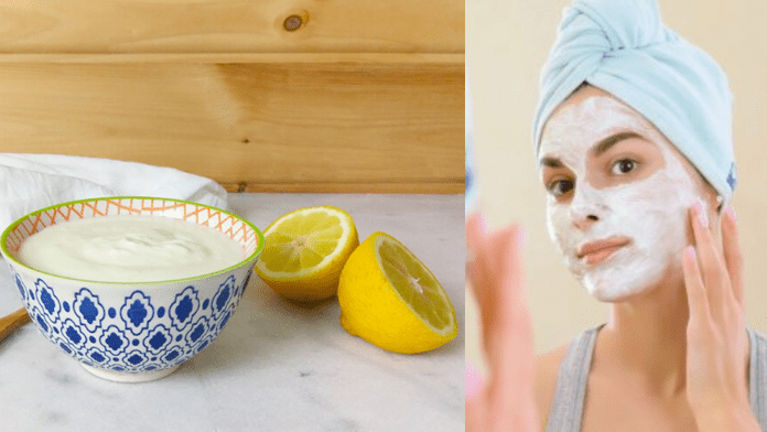 yogurt and lemon mask yogurt and lemon mask