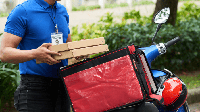 Food delivery worker Food delivery worker