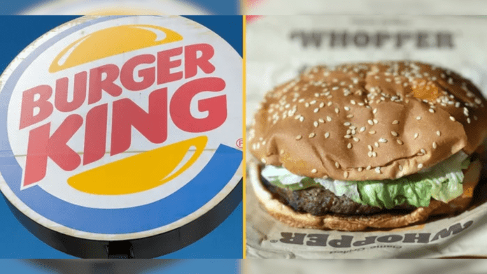 Whopper burger