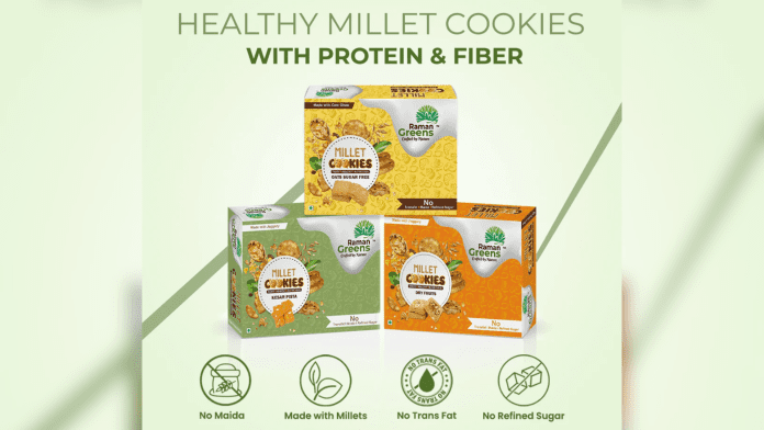 Raman Greens' millet-based snacks Raman Greens' millet-based snacks