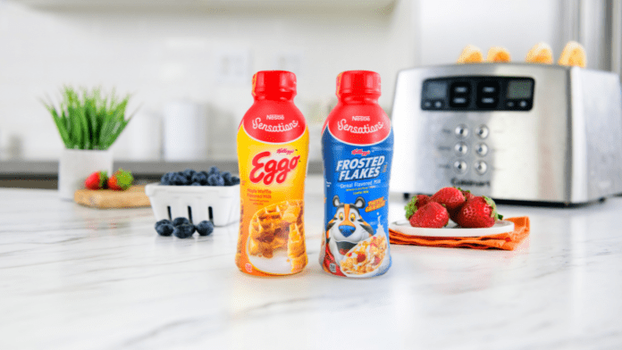 Frosted Flakes and Eggo