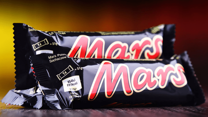 Mars chocolate bar Mars chocolate bar