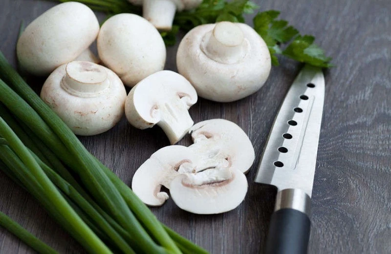 White Button Mushrooms Vitamin D