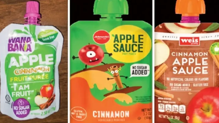 apple sauce pouches