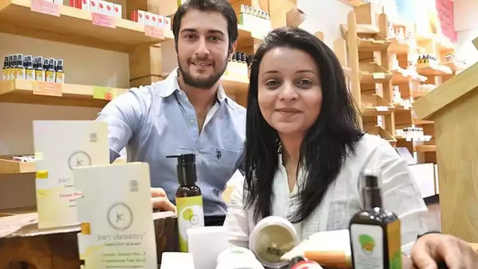 Pritesh Asher and Megha, Co-Founders, Juicy Chemistry Pritesh Asher and Megha, Co-Founders, Juicy Chemistry