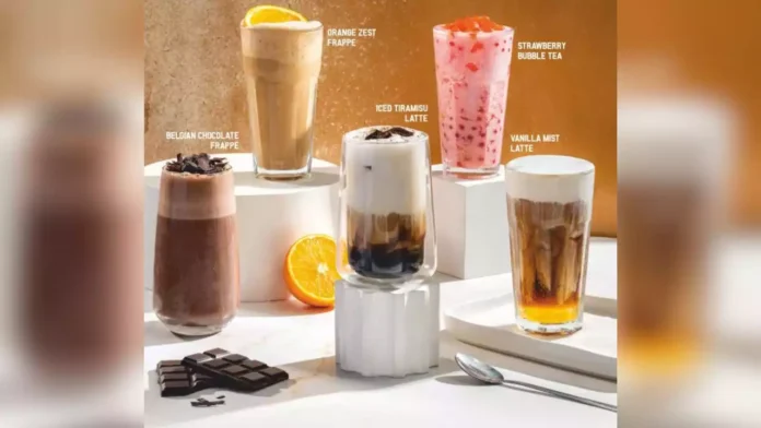 Barista Coffee new beverage menu