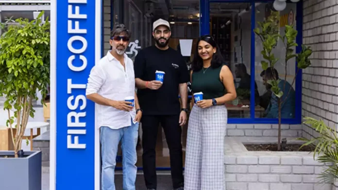 Sohrab Sitaram, Shiv Dhawan and Chandini Purnesha, Co-Founders, First Coffee Sohrab Sitaram, Shiv Dhawan and Chandini Purnesha, Co-Founders, First Coffee