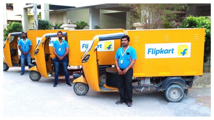 Flipkart adds 10,000 EVs to fleet, targets full switch by 2030 Image of flipkart EV