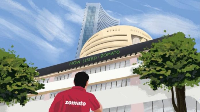 Zomato enters into BSE’s flagship index, joins ranks of Reliance, Infosys Image of zomato and BSE
