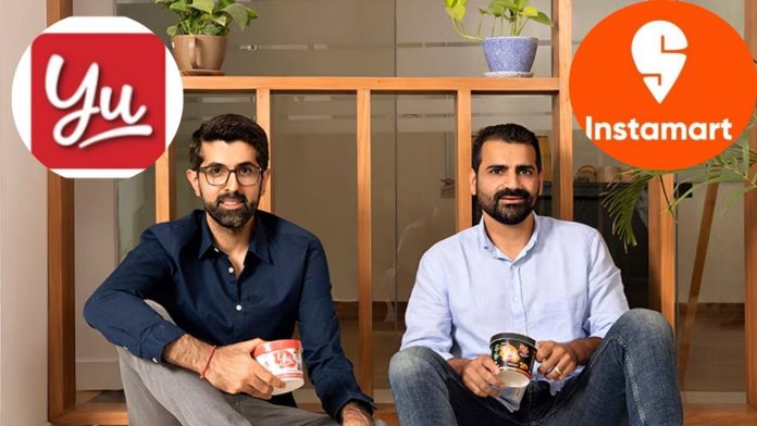 Swiggy Instamart teams up with Yu Foods to debut juices and ramen lineup Image of bharat bhalla & varun kapur
