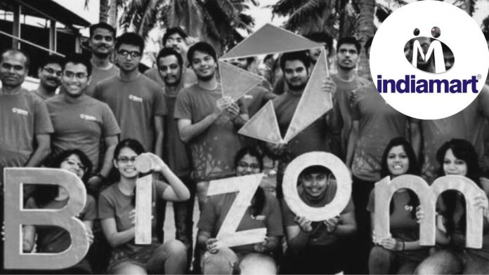 IndiaMART strengthens ties with Mobisy Tech, focuses on SaaS market Image of bizom and indiamart