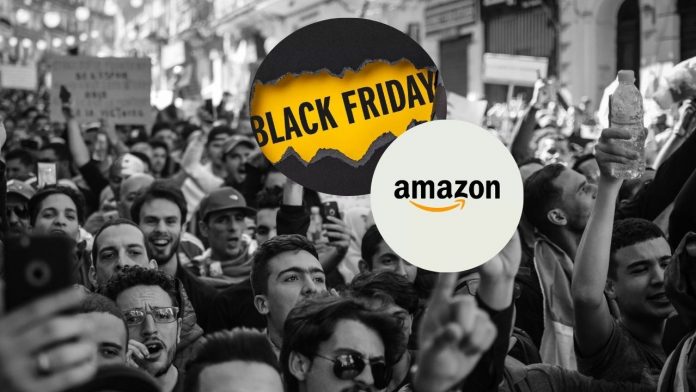 Image of black friday with amazon