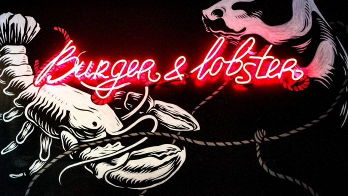 Image of burger & lobster