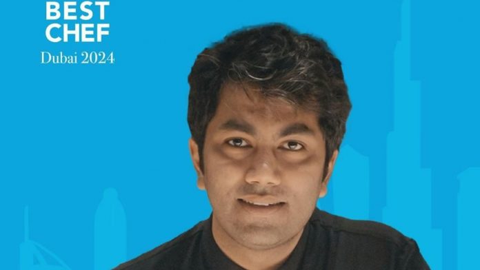 Himanshu Saini wins best chef for Dubai, receives Three Knives award Image-of-himanshu saini