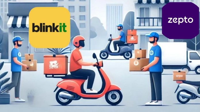 Quick commerce sees record advertising revenue surge, led by Blinkit, Zepto Image of quick commerce platform
