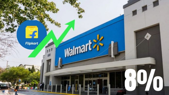 Walmart reports 8% growth in International sales, credits Flipkart's strong performance Image of walmart & flipkart