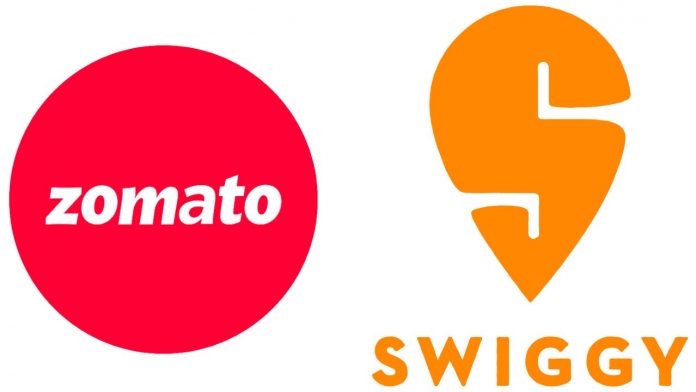 Zomato and Swiggy deny alleged competition law violations by CCI Image of zomato & swiggy