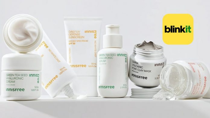 Innisfree’s Exciting New Collaboration with Blinkit: Instant Delivery of Sustainable Skincare to Your Doorstep Image of blinkit