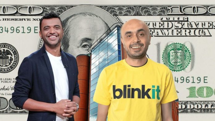 Blinkit Gets a ₹500 Cr Boost: Zomato’s Deepinder Goyal Takes on Swiggy’s Sriharsha and Zepto’s Aadit Image of blinkit & zomato CEO