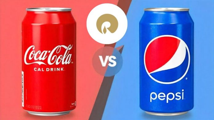 India’s Soft Drink Showdown: Coca-Cola, Pepsi, and Reliance Gear Up for Summer Battle Image of coca-cola & pepsi