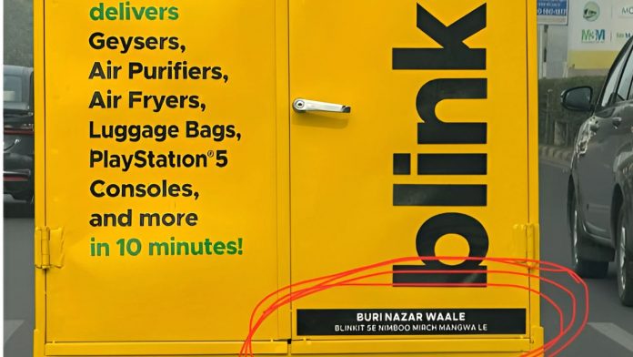 Buri Nazar Waale, Blinkit Se Nimboo Mirch Mangwa Le” – Blinkit’s Viral Marketing Genius Explained Image of blinkit