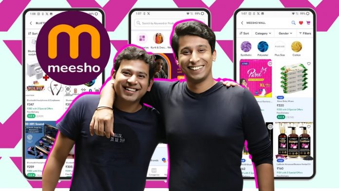 Meesho Secures $550M Total in Latest Funding Round, Valuation Slips to $3.9-4B as It Preps for IPO Image of meesho