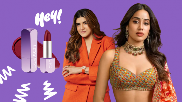 Ananya Birla Enters Beauty Biz with LOVETC, Signs Janhvi Kapoor as Brand Face and Targets India’s Booming Cosmetics Market Image of lovetc