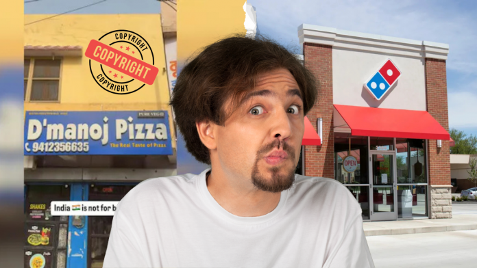 D’manoj Pizza Sparks Online Frenzy: India’s Bold Answer to Domino’s with a Blue Signboard and a Twist Image-of-Dmanoj-Pizza