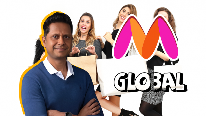 Image of myntra global.