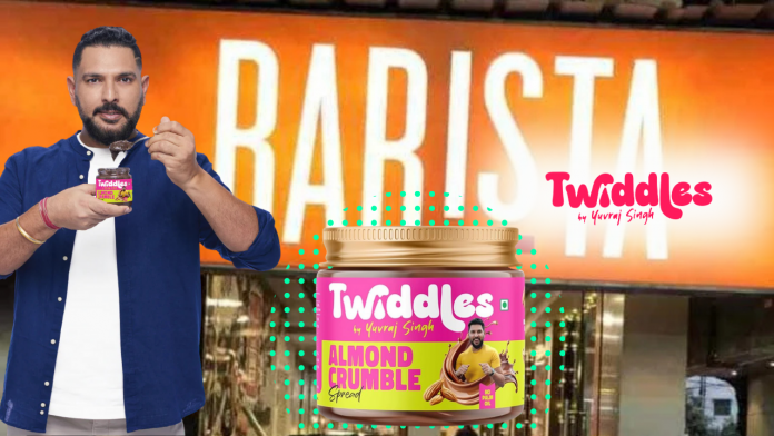 Yuvraj Singh’s Twiddles Partners with Barista to Launch Clean-Label Snacks Across 470+ Cafés Nationwide – Image of twiddles.