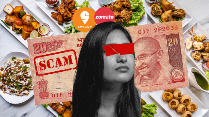 Inside the ₹20 Delivery Scam Bleeding Swiggy, Zomato, and Local Restaurants Dry Image of zomato swiggy