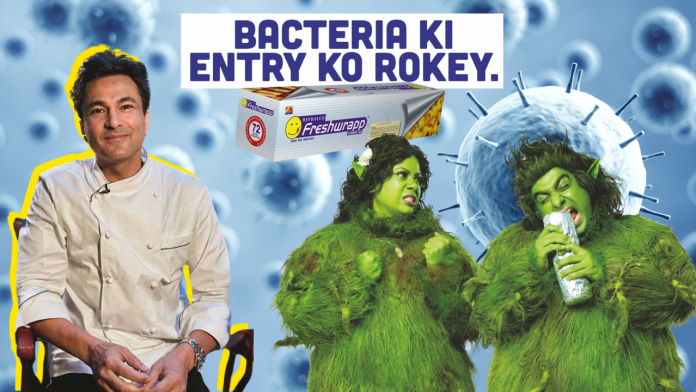Hindalco’s Freshwrapp Teams Up with Vikas Khanna to Launch ‘Bacteria ki Entry Ko Rokey’ Campaign; Targets 1.2 Million Homes with New FreshlockShield Foil Image of Hindalco’s Freshwrapp