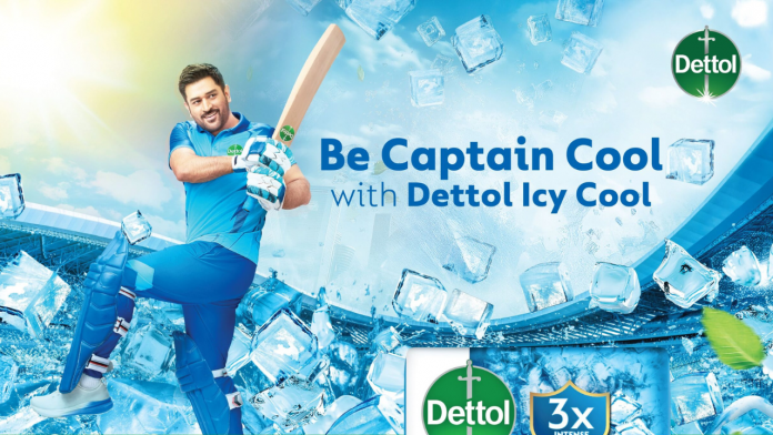 Captain Cool Meets Icy Cool: Dettol Appoints MS Dhoni to Promote Germ Protection with a Chill Factor Image of dettol