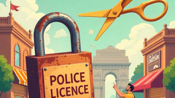 Image of police licence